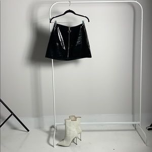 Zara Skirts - Zara Patent Mini Skirt Zara Skirts - Zara Patent Mini Skirt